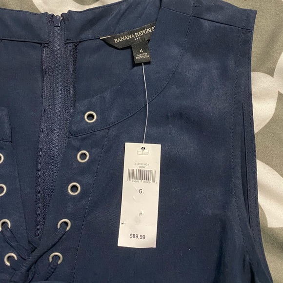 Navy blue banana republic romper - Picture 3 of 5